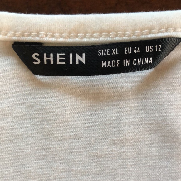 SOLD! - Shein White Crop top XL - Picture 2 of 6